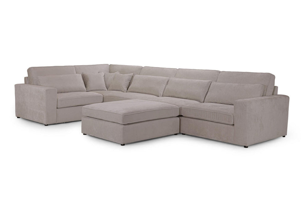 Kiana Modular Sofa Large Corner in Mocha