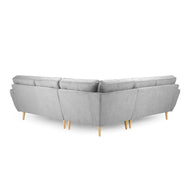 Zinc Large Corner Sofa in Grey
