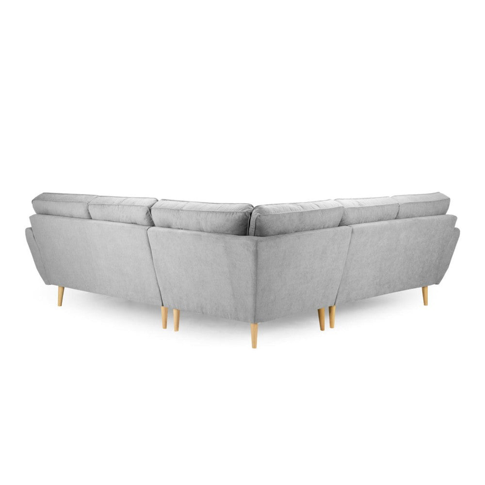 Zinc Large Corner Sofa in Grey