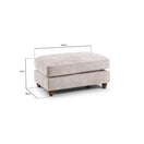 Switch Roma Chesterfield Footstool in Beige 2 image