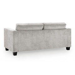 Jerry 3 Seater Sofa in Grey Fabric