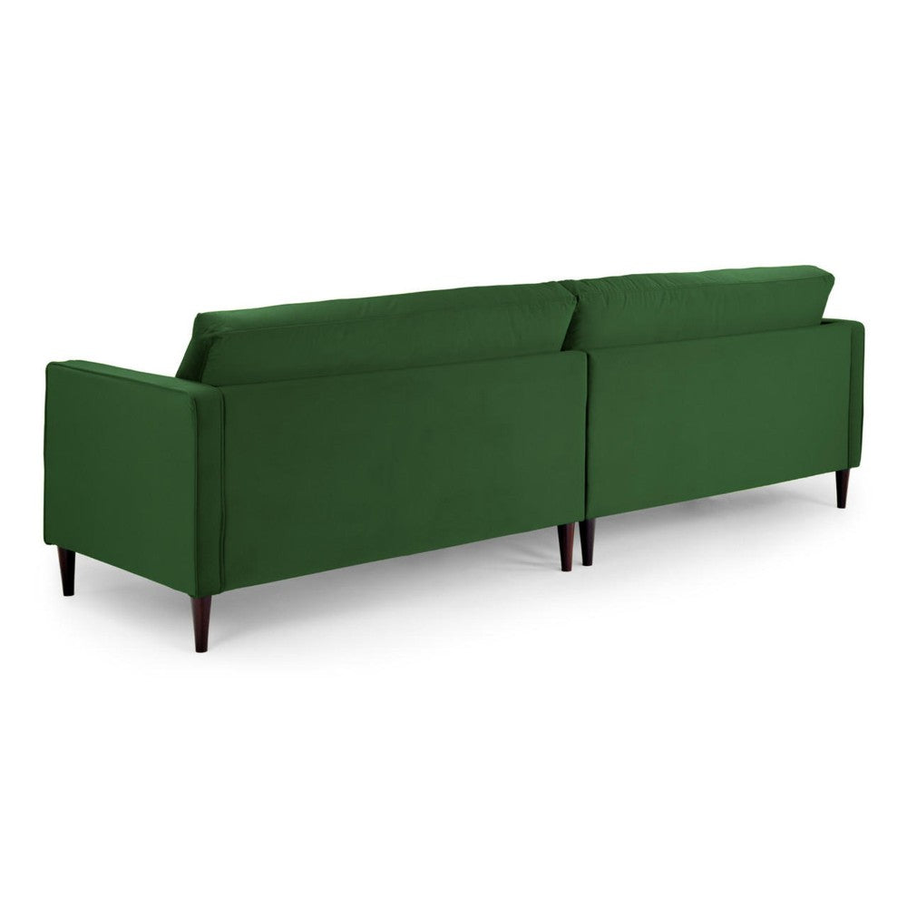 Harper 4 Seater Sofa in Plush Green