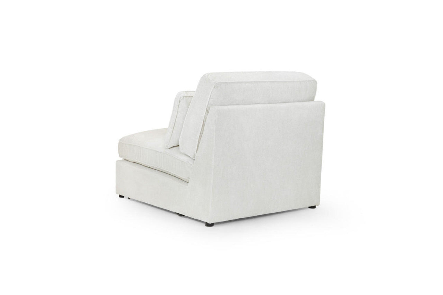 Kiana Modular Sofa Armless Piece in Ivory