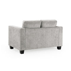 Jerry 2 Seater Sofa in Grey Fabric