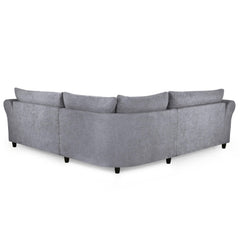 Ashley Large Corner Sofa in Grey