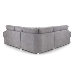 Verona Large Corner Sofa in Grey