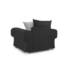 Verona Scatterback Armchair in Black