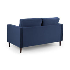 Harper 2 Seater Sofa in Plush Blue