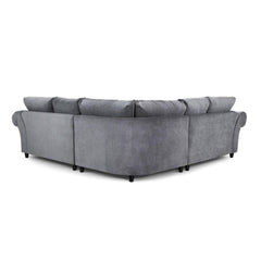 Windsor Fullback Large Corner Sofa in Grey