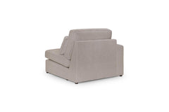 Kiana Modular Sofa Left Hand Arm Piece in Mocha