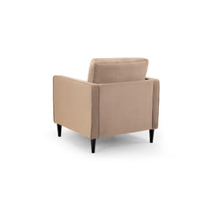 Harper Armchair in Plush Beige