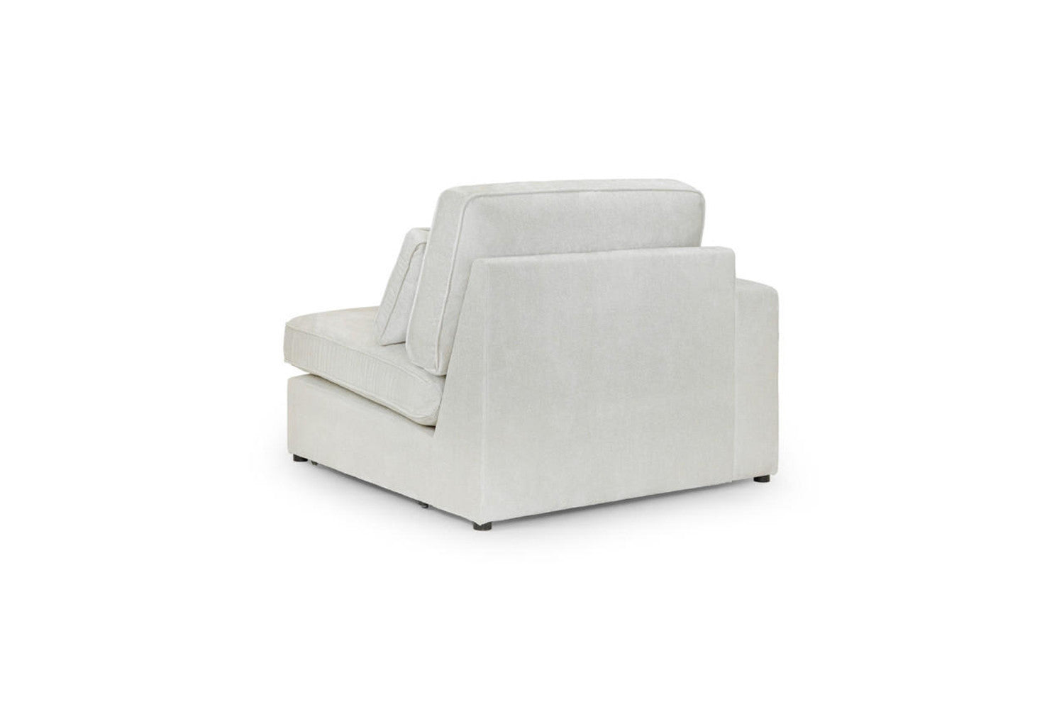 Kiana Modular Sofa Left Hand Arm Piece in Ivory