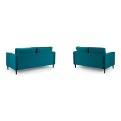 Harper 3+2 Set Sofa in Plush Teal