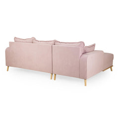 Briar Left Hand facing Corner Sofa in Pink