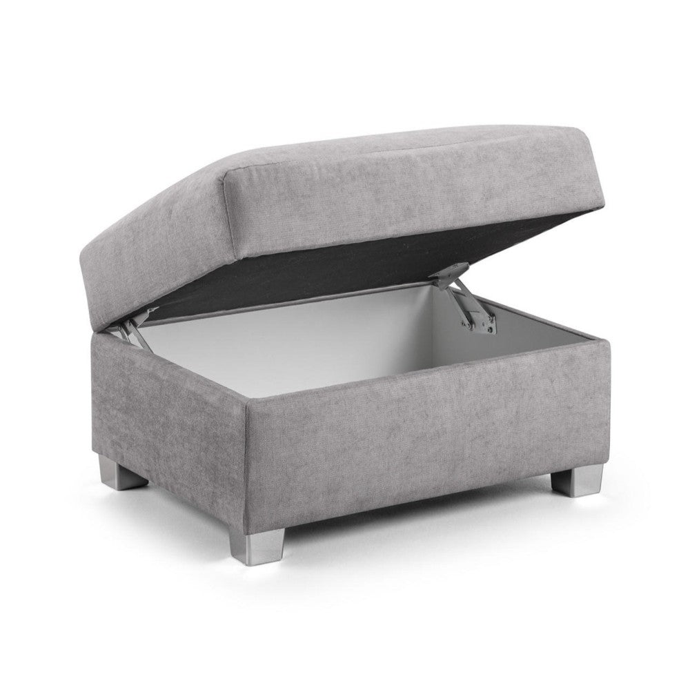 Verona Footstool in Grey
