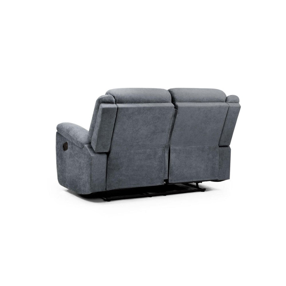Sable Electric Recliner Sofa 2 Seater in Grey