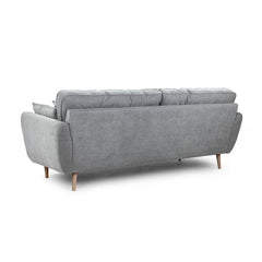 Zinc 3 Seater Sofa in Grey