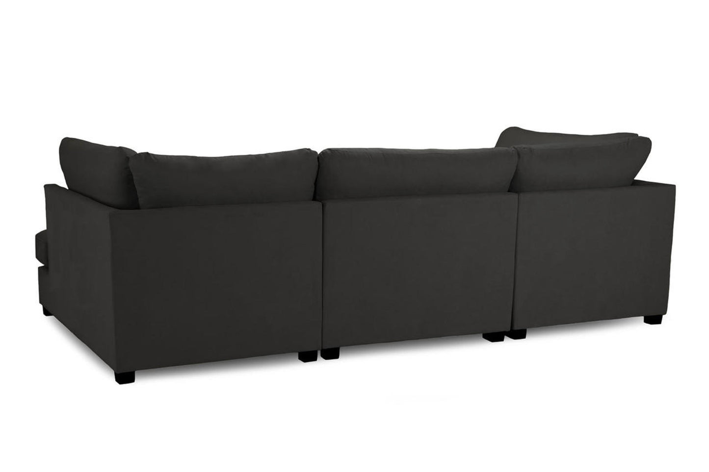 Carnaby Sofa U Shape Corner in Black
