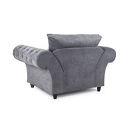 Windsor Fullback Armchair in Grey