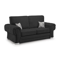 Verona 3 Seater Sofa in Black