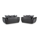 Switch Shannon 3+2 Set Sofa in Black/Grey 2 image