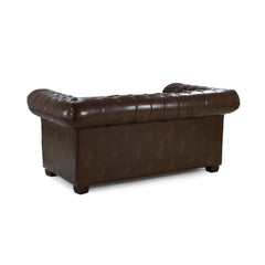 Chesterfield 2 Seater Sofa in Antique Brown