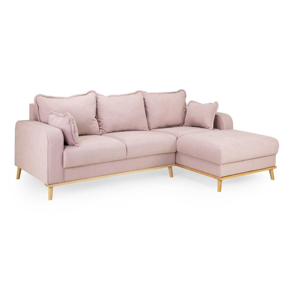 Briar Right Hand facing Corner Sofa in Pink