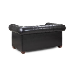 Chesterfield 2 Seater Sofa in Black