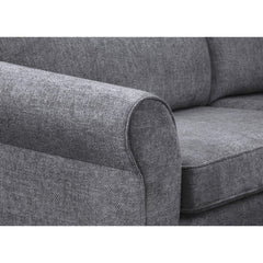 Ashley Large Corner Sofa in Grey