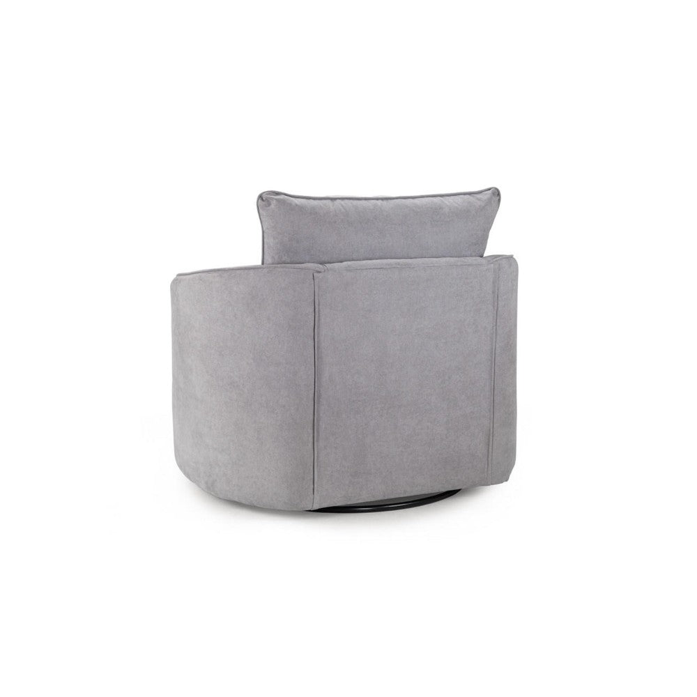 Verona Swivel Chair in Grey