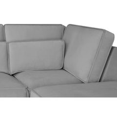 Sloane Sofa U Shape Corner in Grey
