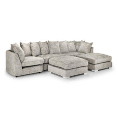 Bishop Scatterback U Shape Corner Sofa in Truffle