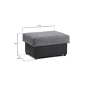 Switch Logan Footstool in Black/Grey 3 image