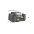 Switch Naples Armchair in Grey 3 image