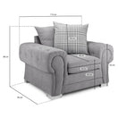 Switch Verona Scatterback Armchair in Grey 3 image