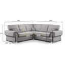 Switch Verona Large Corner Sofa in Grey 3 image