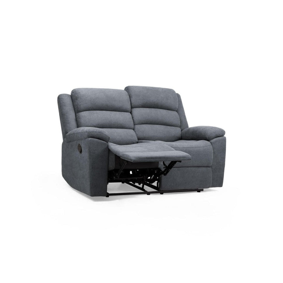 Sable Electric Recliner Sofa 2 Seater in Grey