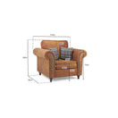 Switch Oakland Armchair in Tan 3 image