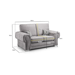 Verona 2 Seater Sofa in Grey