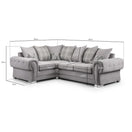Switch Verona Scatterback Left Hand Facing Corner Sofa in Grey 3 image