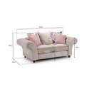 Switch Roma Chesterfield 2 Seater Sofa in Beige 3 image