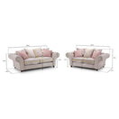 Switch Roma Chesterfield 3+2 Seater Sofa in Beige 3 image