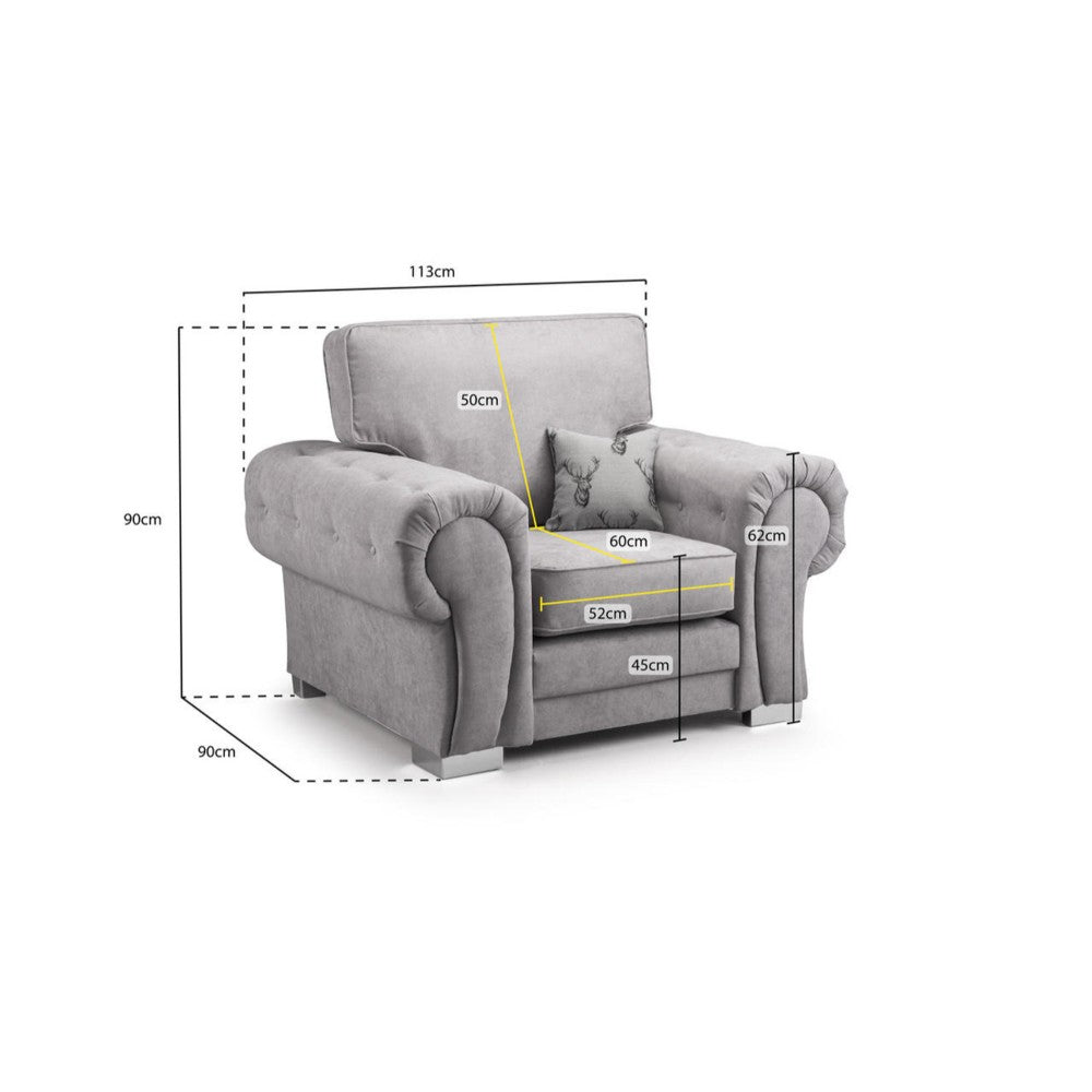 Verona Armchair in Black