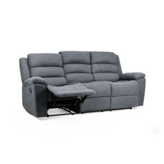 Sable Electric Recliner Sofa 3 Seater in Grey