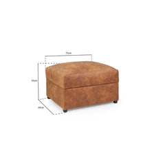 Oakland Footstool in Tan