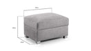 Switch Verona Fullback Footstool in Grey 3 image