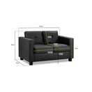 Switch Jerry 2 Seater Sofa in Black 3 image