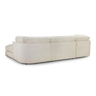 Inga U Shape Corner Fullback Sofa in Beige