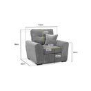 Switch Maxwell Armchair in Grey 3 image