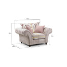 Switch Roma Chesterfield Armchair in Beige 3 image